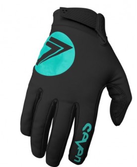 Seven MX Zero Adult Cold Weather Glove - Black/Aqua